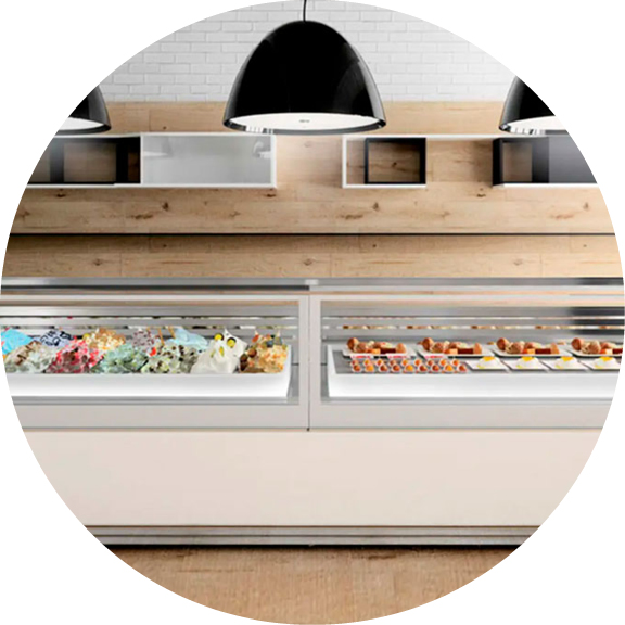 Vitrines d'exposition