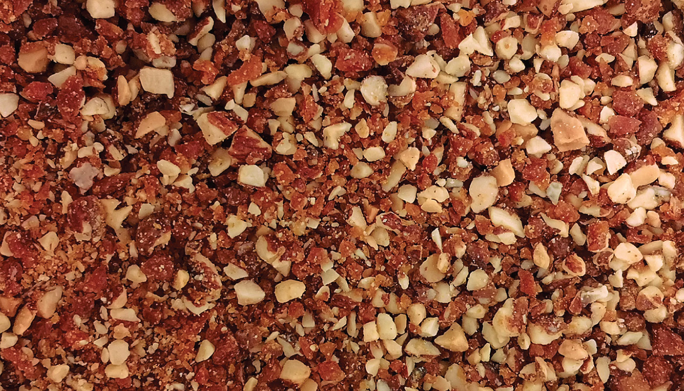 Grain de noisette caramellise