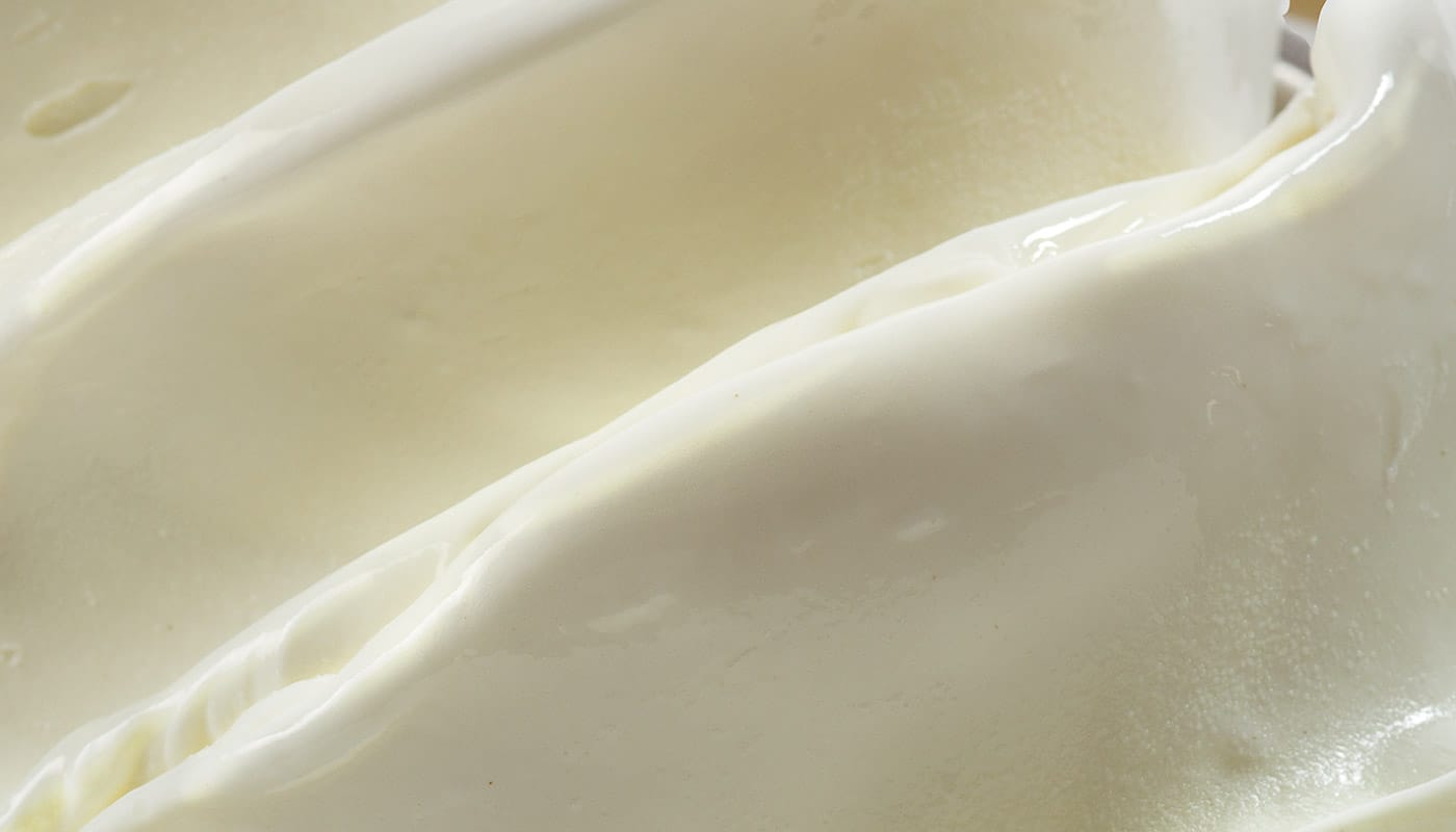 Pate a glac blanche avec feve de cacao